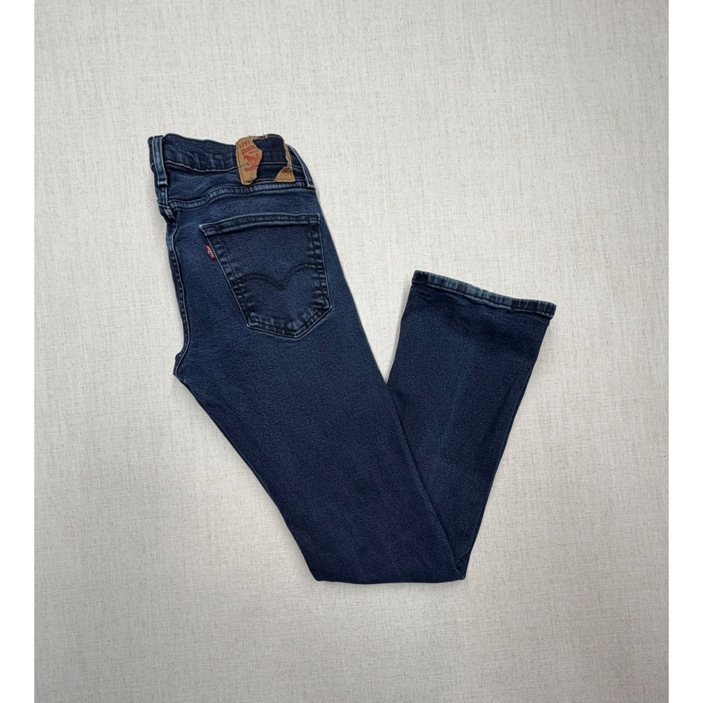 Levis 527 Slim Bootcut Jeans Mens 31x34 Dark Wash Indigo Denim Pants